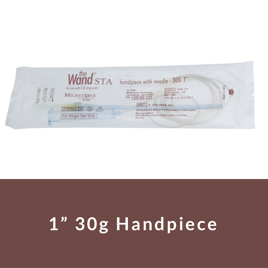 Wand STA 1″ 30g Handpiece (Box of 50)