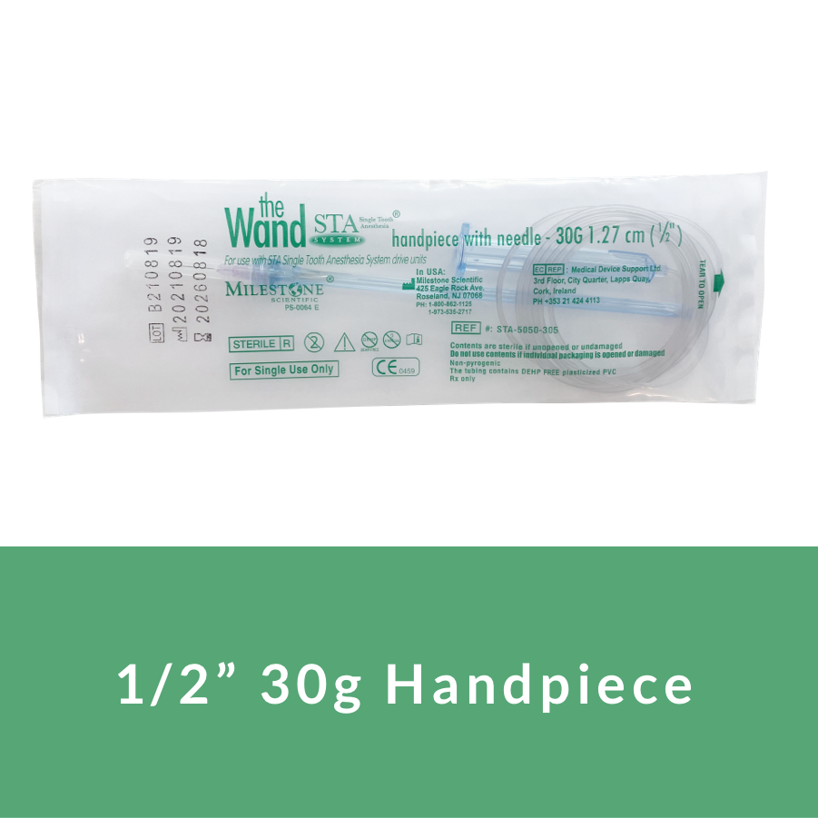 Wand STA 1/2″ 30g Handpiece (Box of 50)